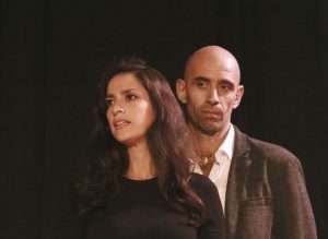 Gilda Monreal and Pablo Diconca during a rehearsal of the play (photo James Douglas)