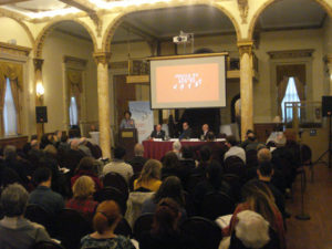 A large audience attended the Symposium at the Faculty Club