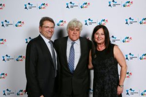 Federation CJA's 100 years, and Jay Leno with Federation CJA Co-Hairs  Jack Hasen and Gail Adelson-Marcovitz 