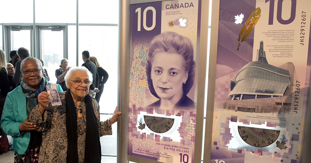New $10 Canadian note with Viola Desmond - 64 years later, a chance to ...