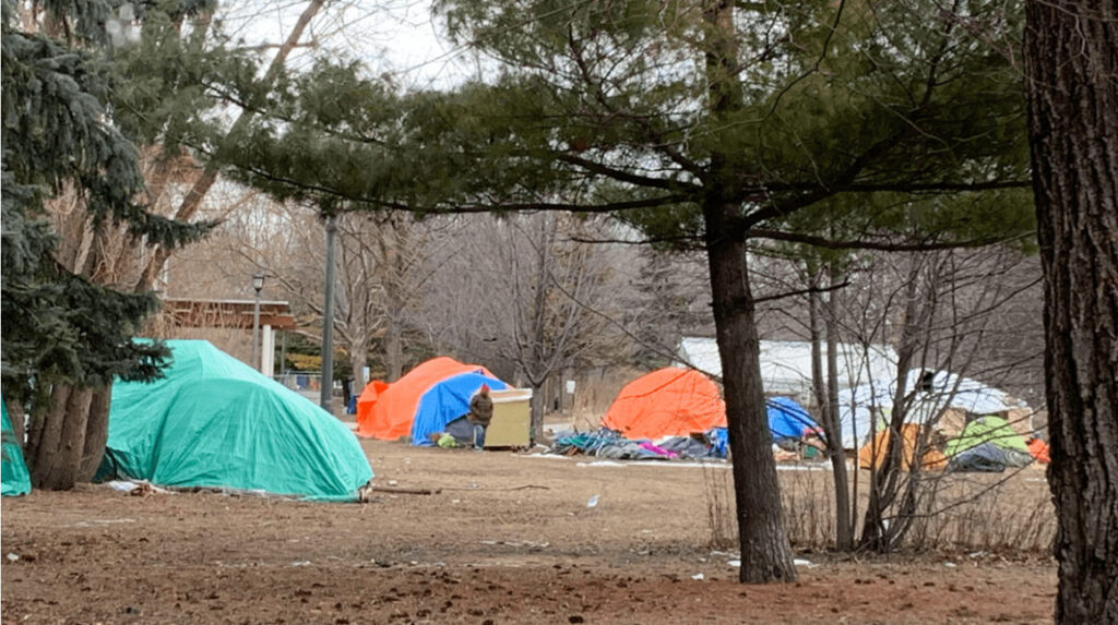 Trinity Bellwoods encampment