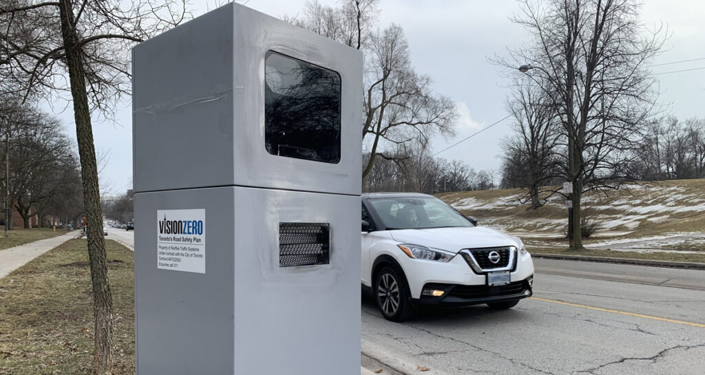 Toronto speed camera locations