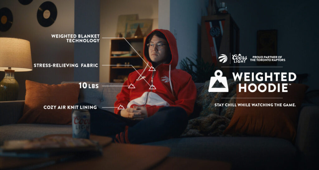 Coor Light introduces limited edition Raptors hoodie