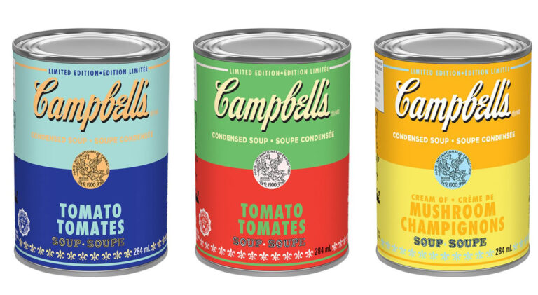 Find Warhol inspired Campbell's soups across Canada right now