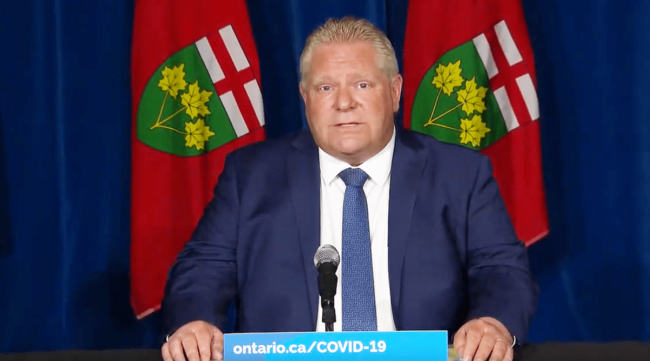 Doug Ford says children will not return to in-person learning until September