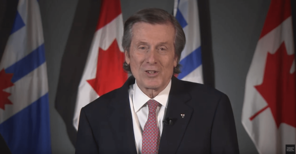 Mayor John Tory intoduces Toronto History Museums Indigenouse Peoples Month programs