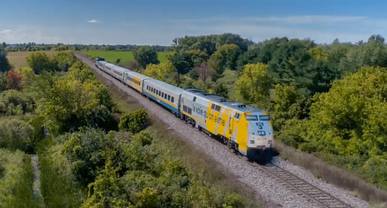 Canada's first high-speed train