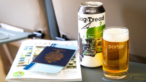 Porter Airlines parnters with Beau's Brewing
