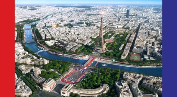 The Olympic baton is handed to France