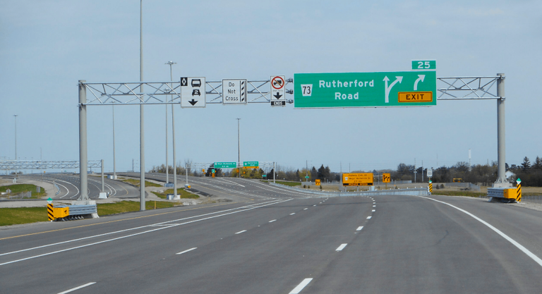 Toronto's Highway 427 expansion opens