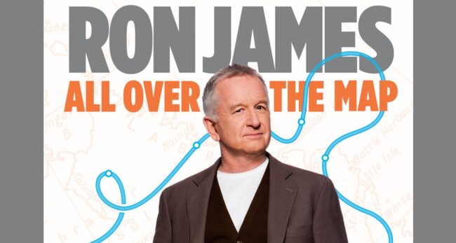 Canadian comedian Ron James talks about his first book