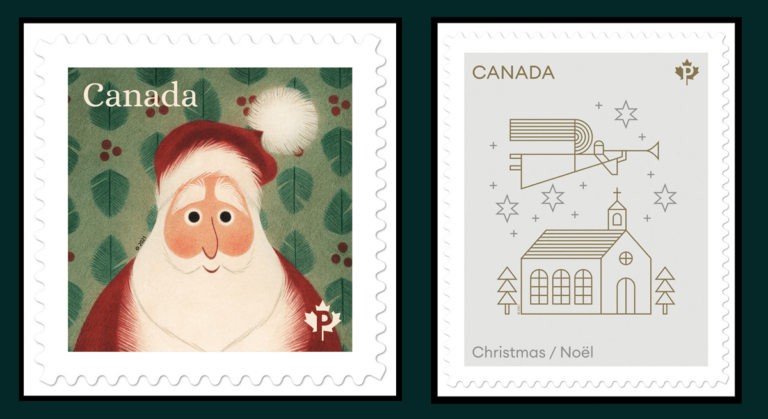 Canada Christmas and Holiday stamps