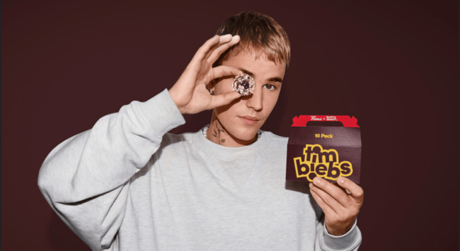 Justin Bieber teams up with Tim Hortons with new Timbit flavours Timbiebs