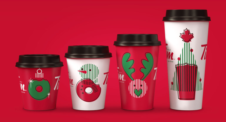 Tim Hortons launches festive packaging and treats today