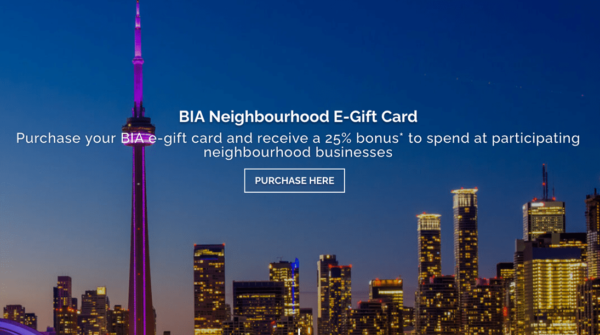 Toronto West Downtown BIA e-card