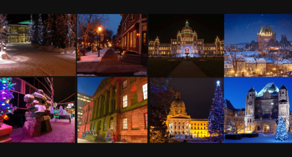 Christmas Lights Across Canada