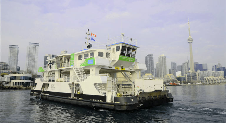 Billy Bishop Airport 's Marilyn Bell I - Canada’s First Truly Zero Emission, Lithium-Ion Electric Ferry