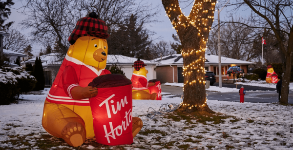 Tim Hortons Deck the Street Grand Prize Winners from Brampton