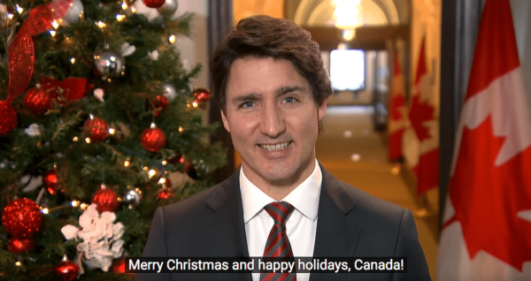 Justin Trudeau Christmas video message