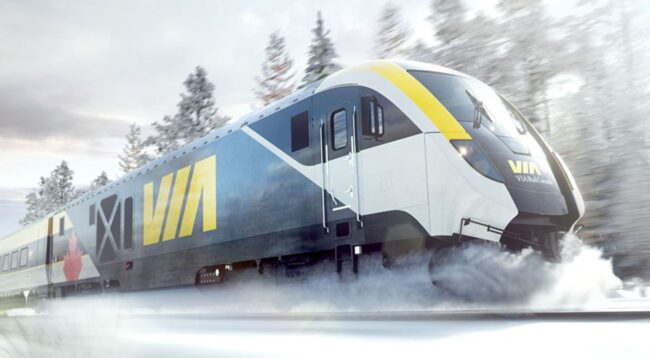 VIa Rail unveils new-look trains