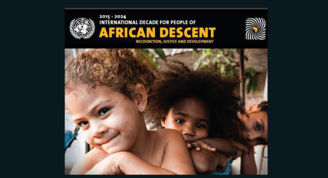 Justin Trudeau on World African Descent Day