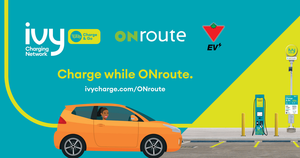 Four more EV charging stations just opened on major Ontario highways