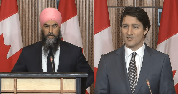 NDP Liberal pact