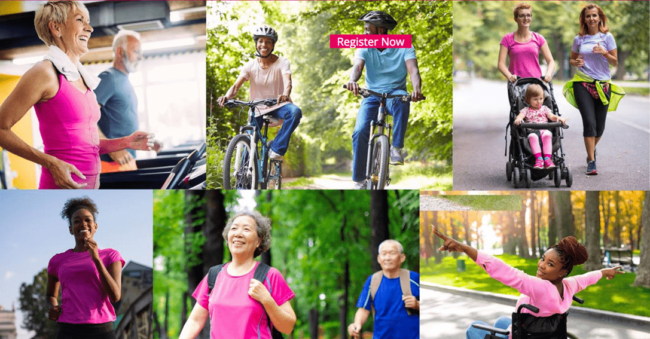 Million Steps to Mother's Day in support of Breast Cancer