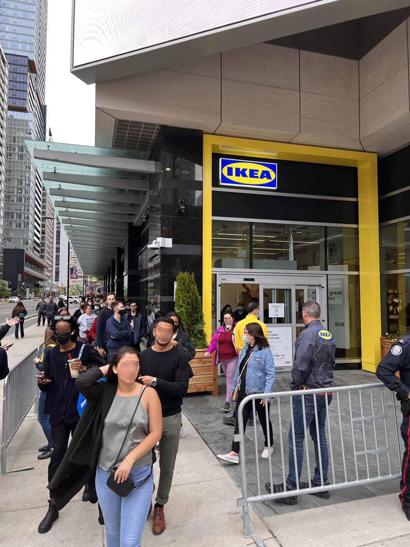 IKEA Toronto Downtown Aura thousands through its doors on opening day Toronto Times