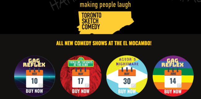 Toronto Sketch Comedy at the El Mocambo