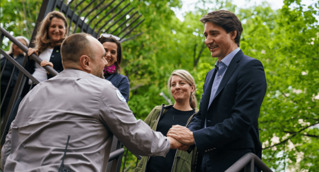 Prime Minisiter Justin Trudeau reopens embassy in Kyiv