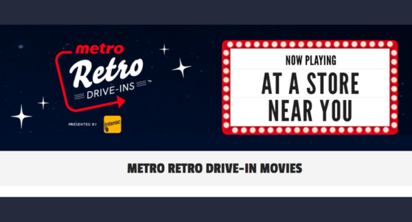 Metro Interac Drive-in movie nights