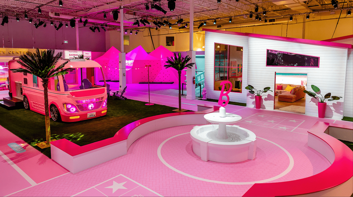 Lifesize 'World of Barbie' immersive attraction just opened today in