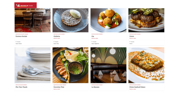 74 Toronto restaurants featured in Canada's first MICHELIN Guide
