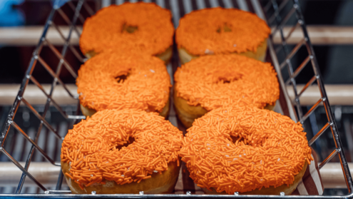 Tim hortons orange sprinkle donut campaign is back
