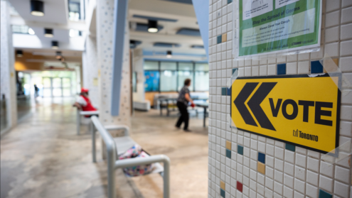 Toronto advance voting is down