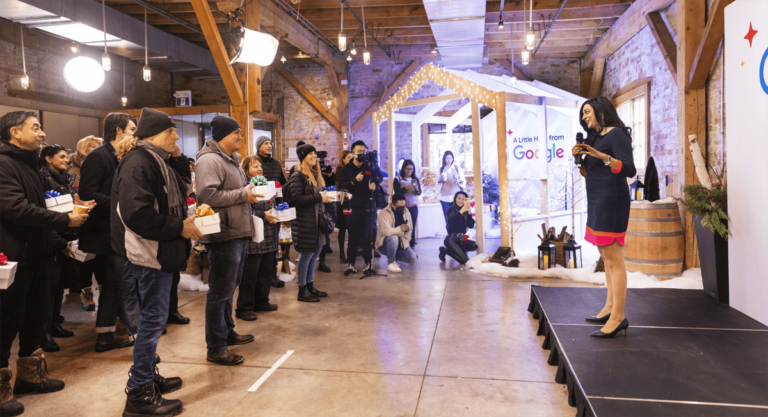 Google Canada surprises Distillery District vendors with donation
