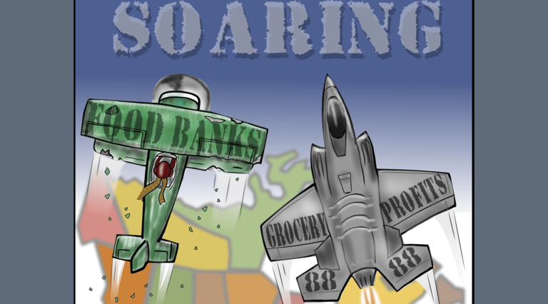 Views from the 6ix cartoon - soaring profits