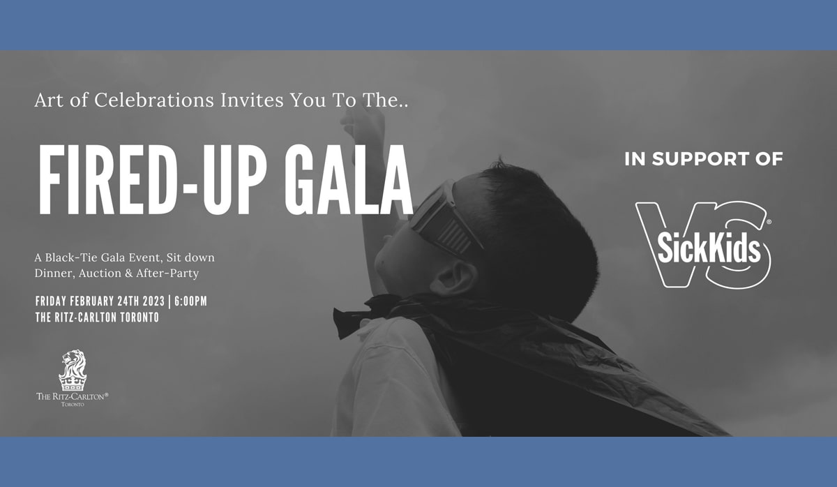 Fired Up Gala for sick Kids Feb. 24