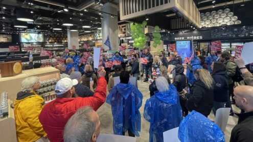 LCBO workers protest in Toronto