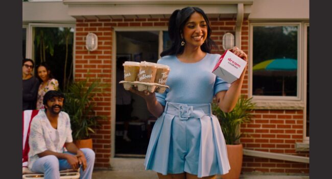 Tim Hortons partnering with Canadian actress Maitreyi Ramakrishnan