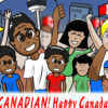 Views from the 6ix Canada Day cartoon