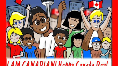 Views from the 6ix Canada Day cartoon