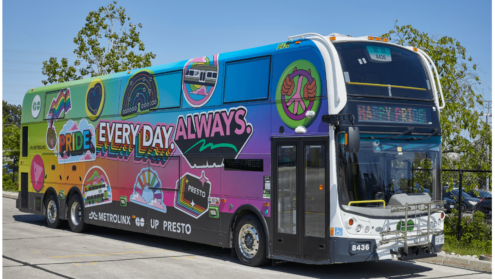 GO Bus Pride wrap revealed