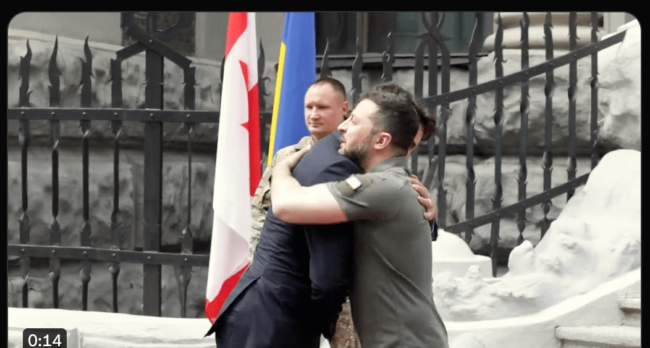 Trudeau visits Ukraine