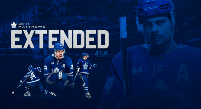 Leafs Matthews signs biggest contract in NHL history