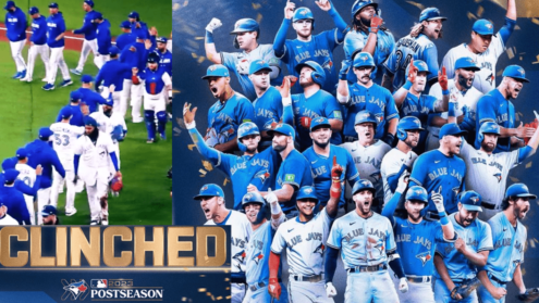 Blue Jays clinch playoff berth