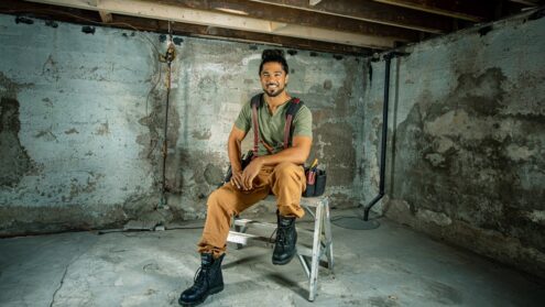 Former CFLer Sebastian Cloves stars in HGTV Gut Job