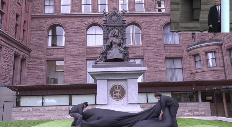 Ontario unveils statue of Queen Elizabeth ll at Queen's Park Toronto