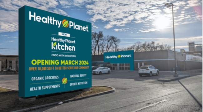 Healthy Planet organic grocery store opening